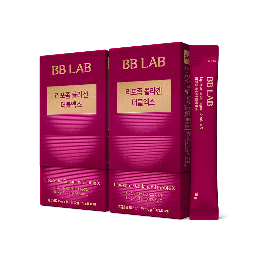 뉴트리원 비비랩 리포좀 콜라겐 더블엑스 14포, 2개 - 상품 이미지