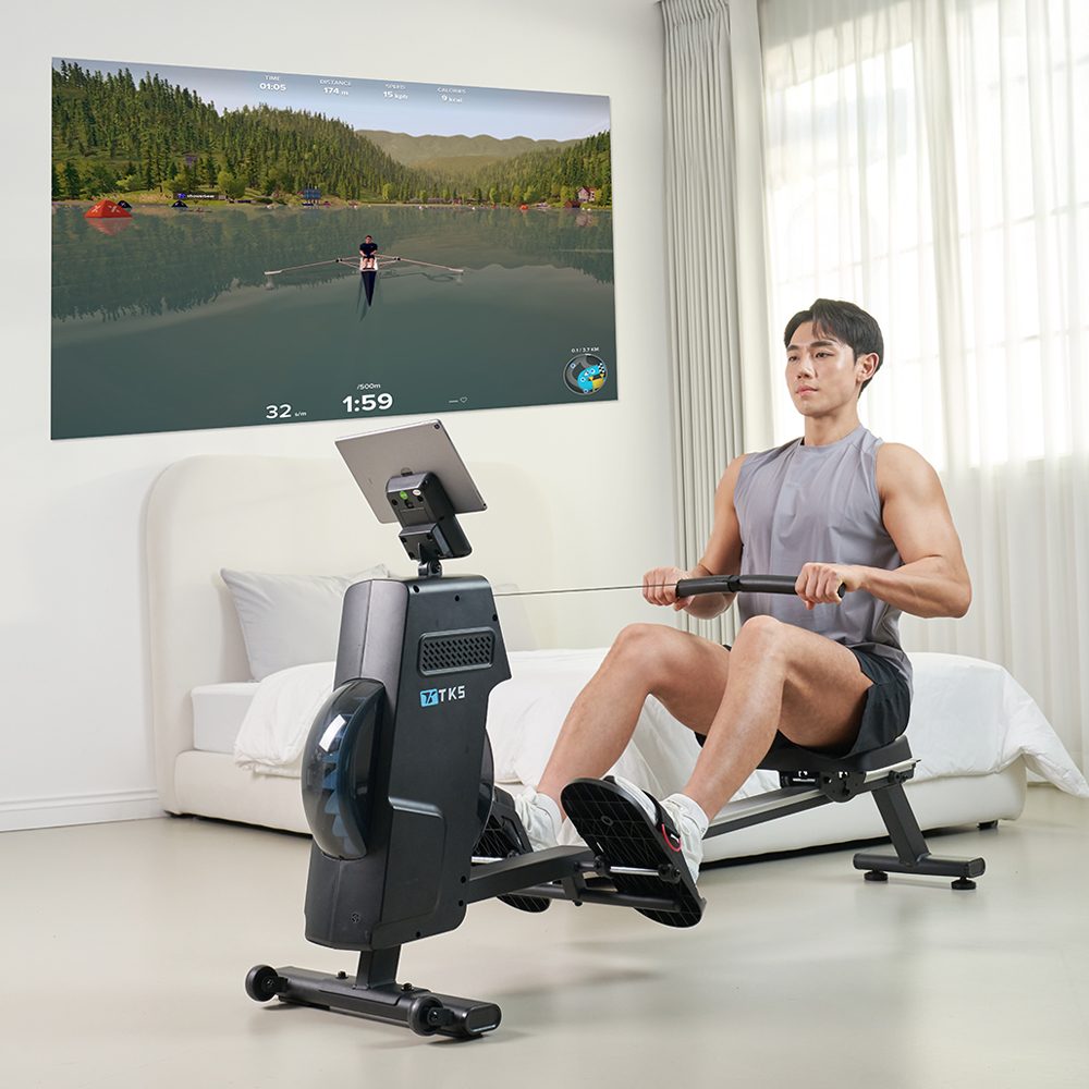 스포틀러 TKS 메타 로잉머신 즈위프트 게임 실내 홈트 유산소 가정용 노젓기 운동 기구