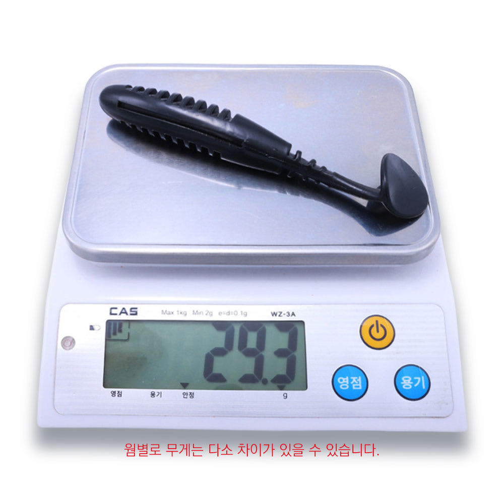 캣츠크로우 크라캣쉐드 가물치 플로팅웜 노싱커 빅베이트 고비중 007 블랙 레드, 15.2cm - 상세 이미지 3