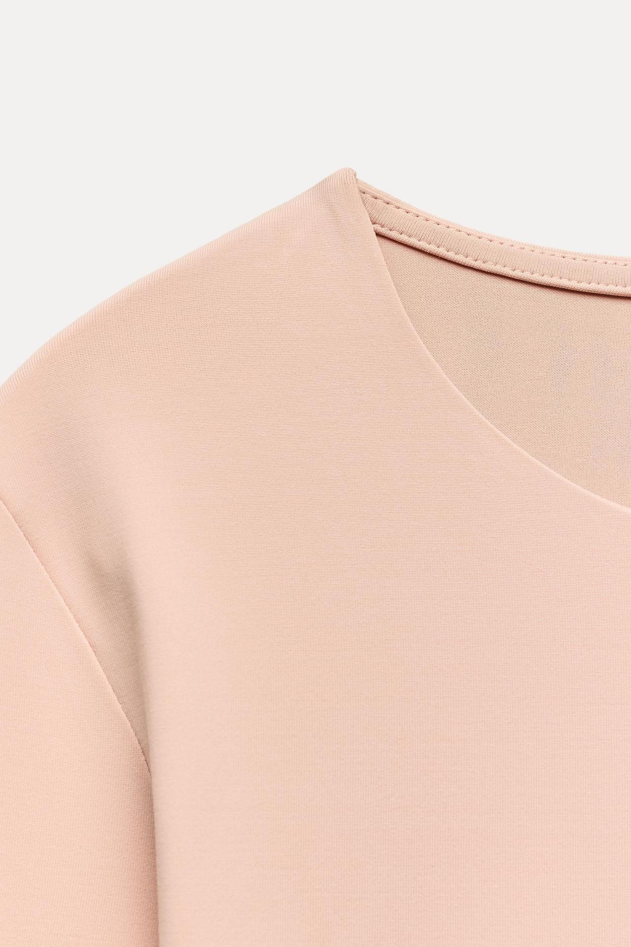 자라 베이직 폴리아미드 라운드넥 긴팔 바디수트 1026/725 PALE PINK - 상세 이미지 4