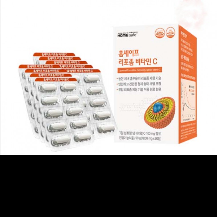 홈세이프 리포좀 비타민 C 1000mg X 90정 고함량 : 효차르트하우스