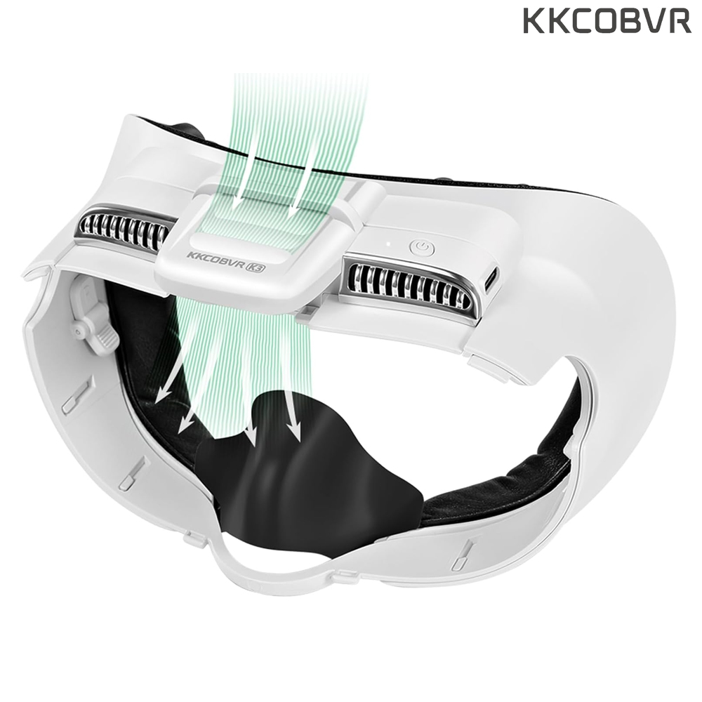 메타퀘스트3 안면폼 쿨링 환기 커버 쿨러 악세사리 KKCOBVR K3 - 메인 이미지