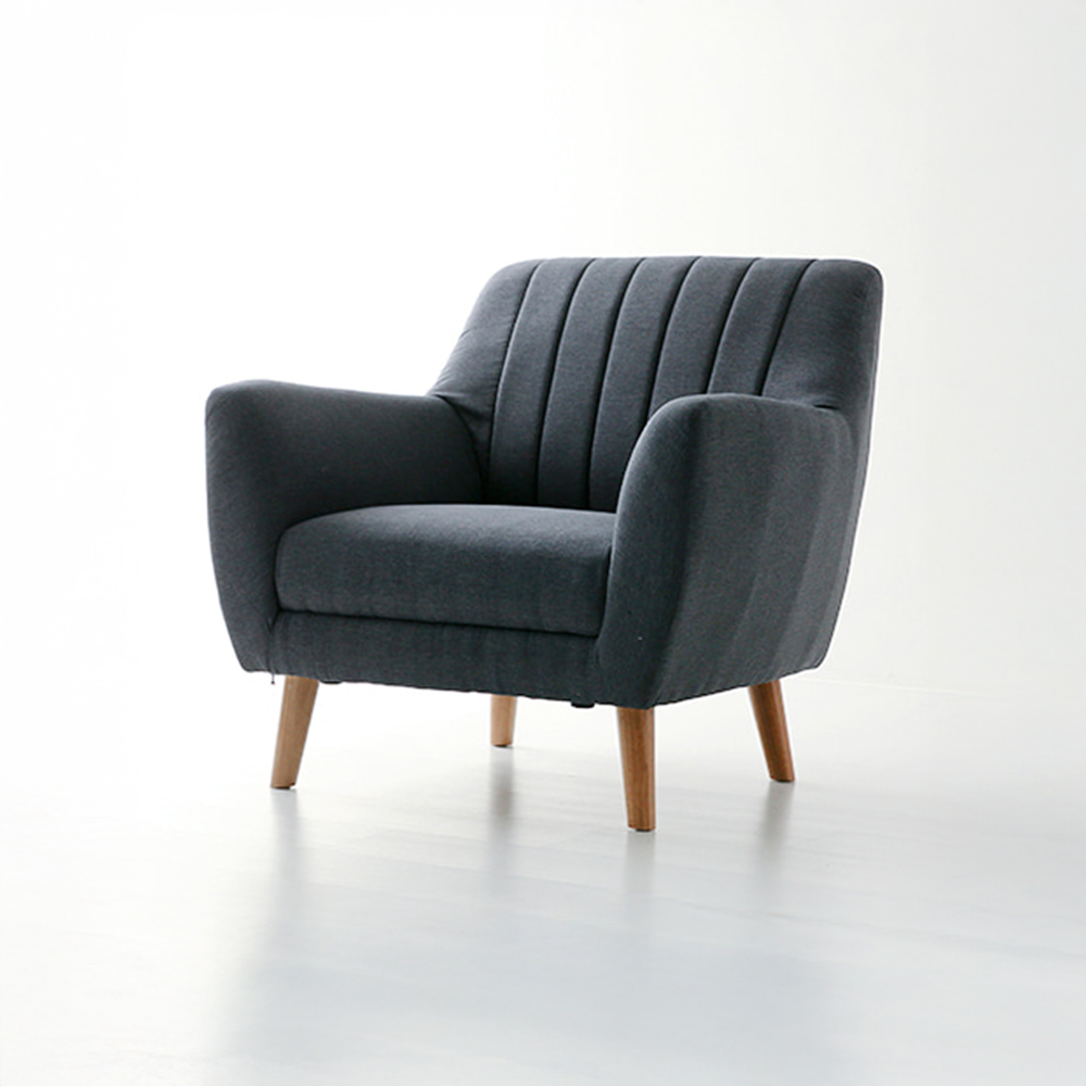 SERTI 1인 소파 S290J15 스툴미포함, 그레이 0688.6344, 1인용