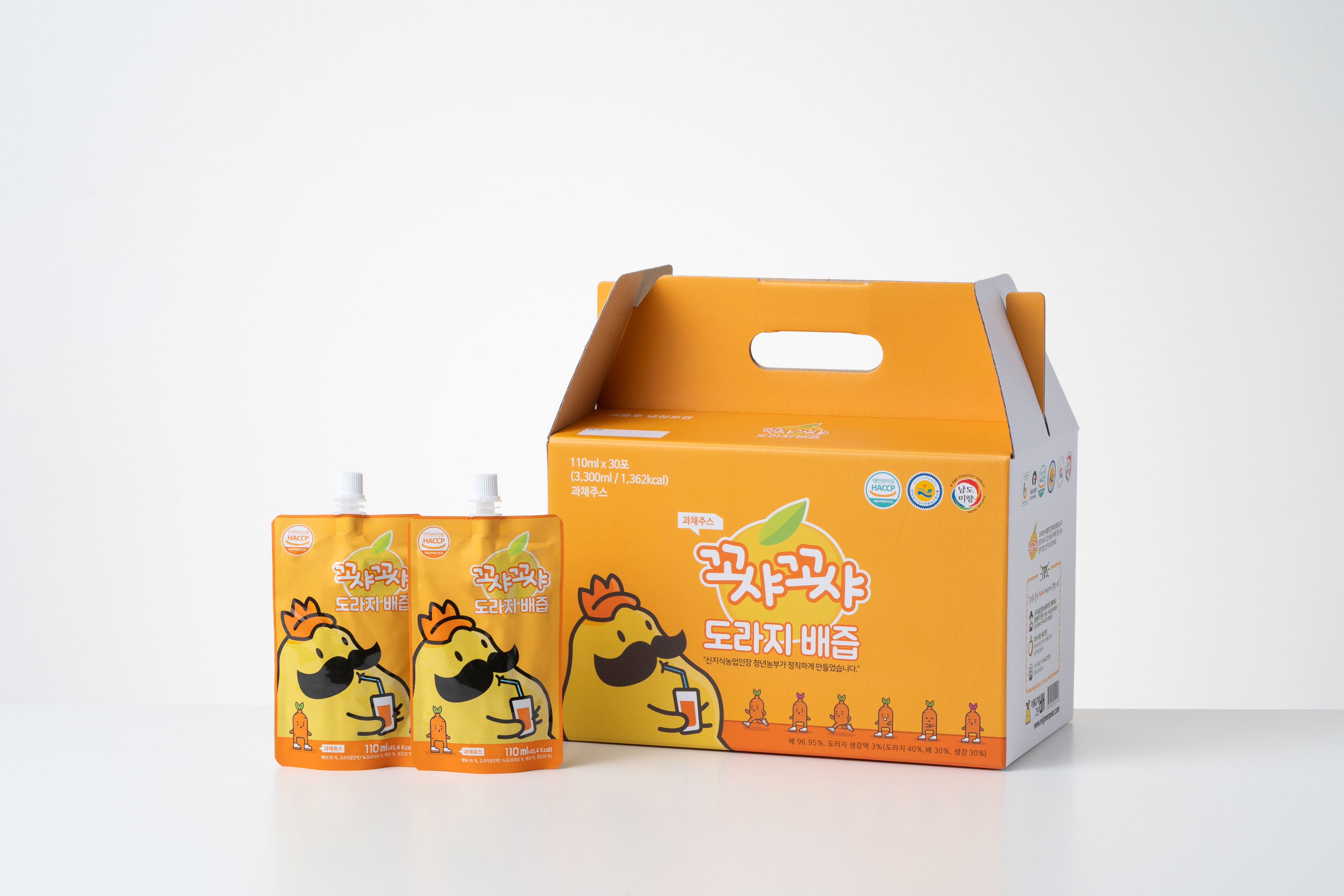추석선물세트 초특가구성 [꼬샤꼬샤] 신지식농업인장 도라지배즙 110ml 스파우트형 30포, 2개 - 상세 이미지 3
