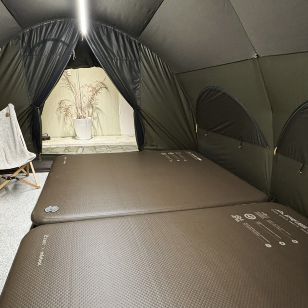 제백 에어매트 에어리스 핏 수동펌프 포함 캠핑매트 더블