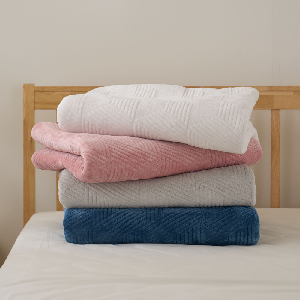 탄탄한 누빔 극세사 소파패드 목화솜 3인용 70x180