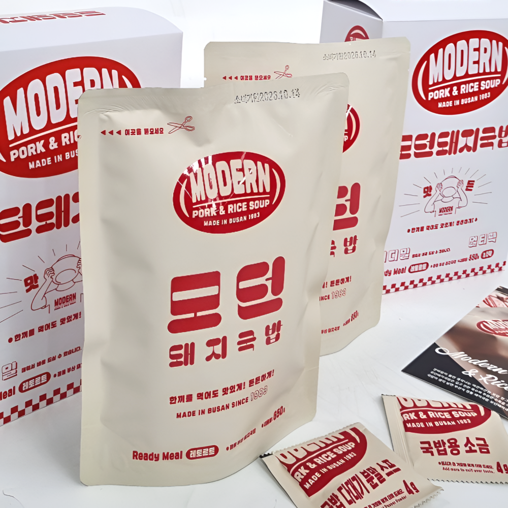 12팩 부산 모던돼지국밥 40년전통 맛집 간편식 밀키트 택배650g 12개 이미지 8