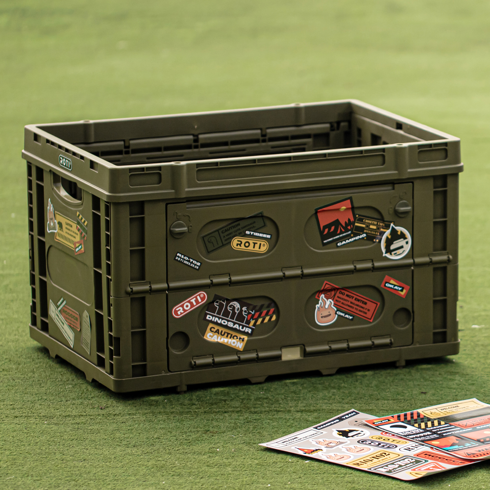 로티캠프 캠핑스티커 노트북 캐리어 방수 스티커1 1ea