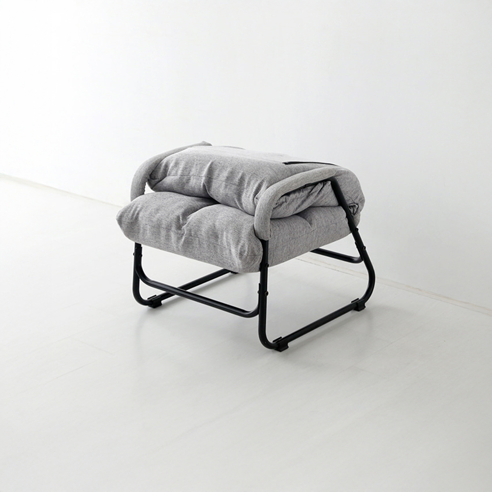 CANUS 패브릭 소파 1인 스툴미포함, 그레이 8446.3832, 1인용 이미지 6