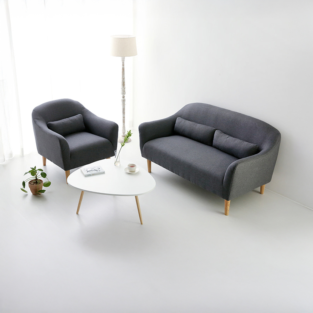 ELROI 2인소파 3602 그레이 6014.7909, 2인용