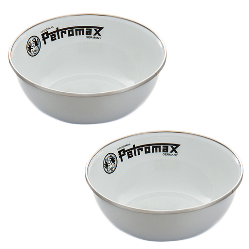 페트로막스 에나멜 보울 캠핑용 그릇 2개입 화이트