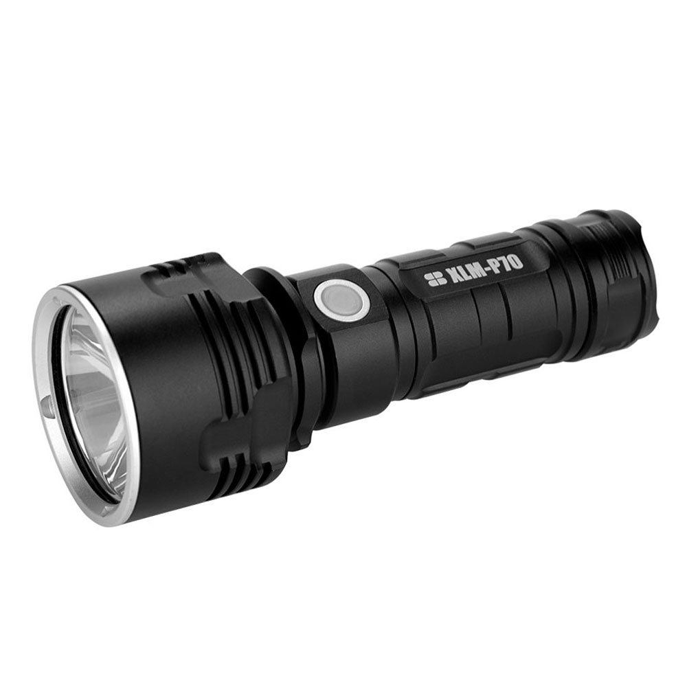 P70 LED 후레쉬 집중광 충전식 휴대용 손전등 사냥 등산 전술 써치라이트 랜턴 풀세트