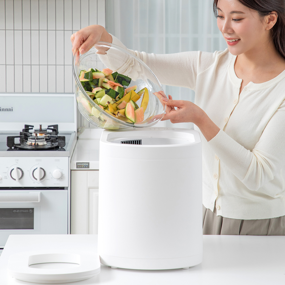 한경희 음식물처리기 가정용 음식물 분쇄기 건조기 쓰레기 음쓰처리기 고급형 대용량 4L 필터패키지