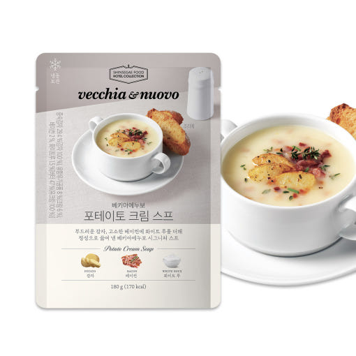 [골라담기 (9개)] 베키아에누보 스프 180g 3종 (포테이토&머쉬룸&브로콜리치즈) - 상세 이미지 4