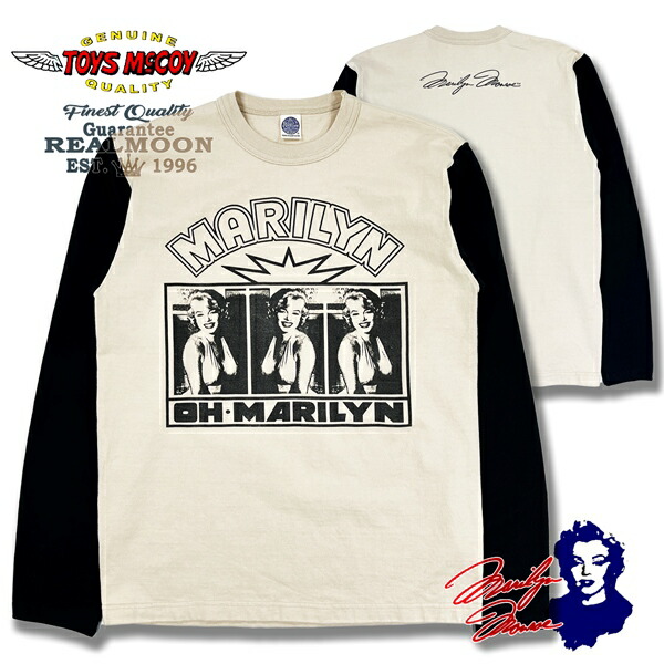 토이즈맥코이 OH MARILYN 마릴린먼로 긴팔 티셔츠 TMC2453 2컬러 - 상세 이미지 3