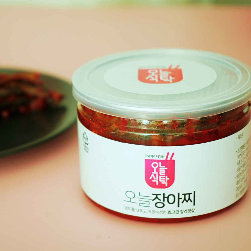 오늘식탁 강경 양념깻잎 장아찌 깻잎김치 선물용 밑반찬 짱아찌 500g, 1개 - 상세 이미지 2