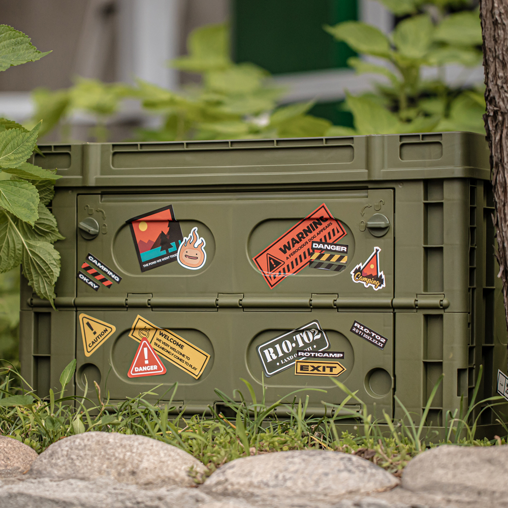 로티캠프 캠핑스티커 노트북 캐리어 방수 스티커1 1ea