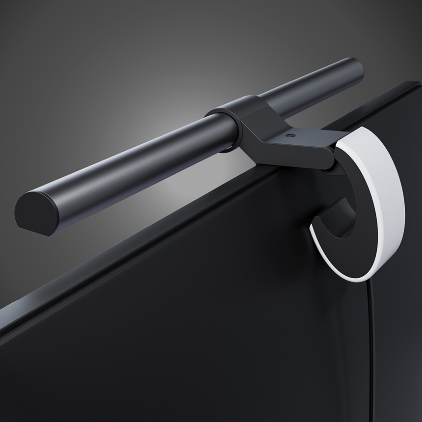 엘레센스 2in1 모니터 조명 라이트바 무선리모컨 LED 스탠드 램프 후면 조명 E1133