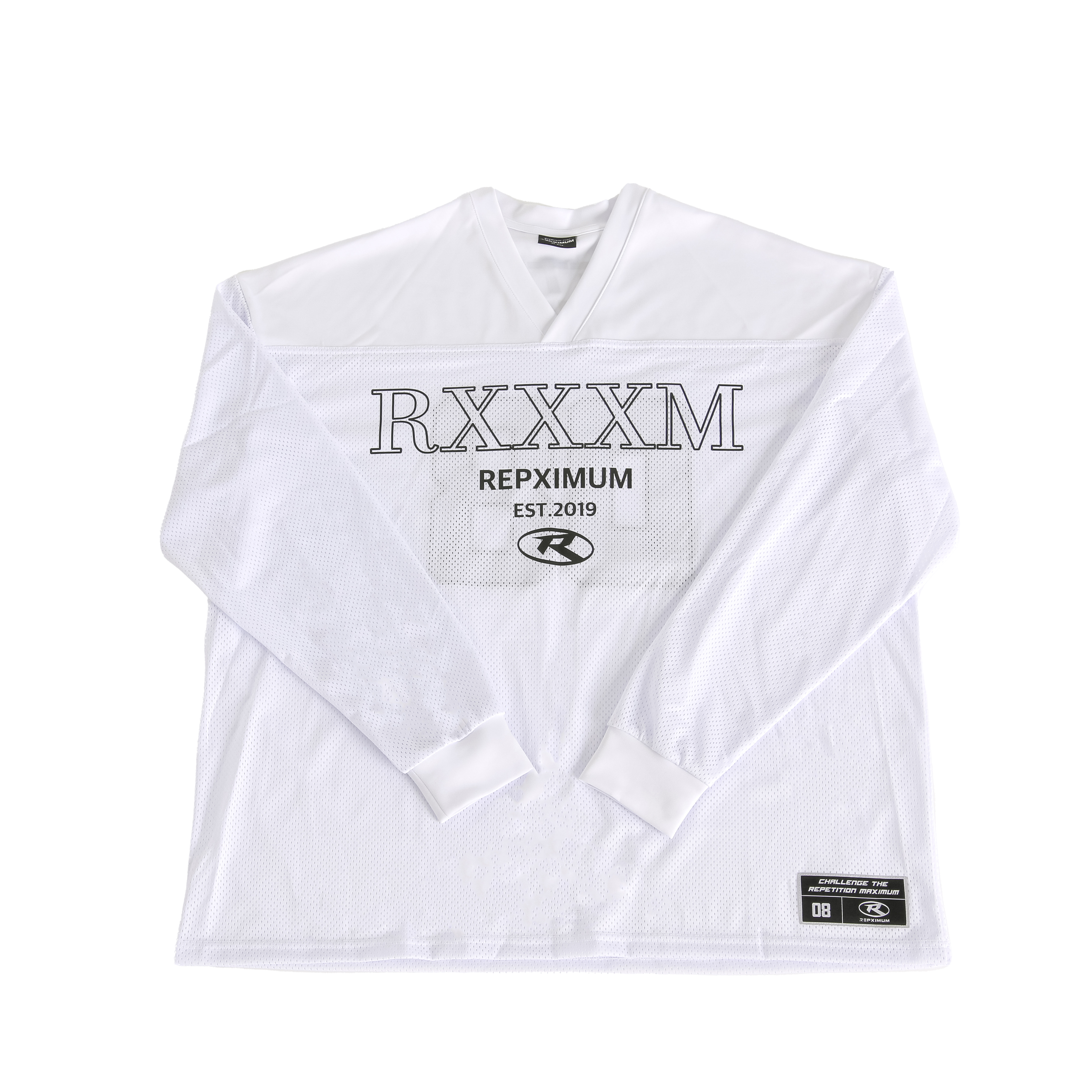 렙시멈 짐웨어,RXXXM 메쉬 오버핏 럭비 롱슬리브 (3Colors) - 상세 이미지 3