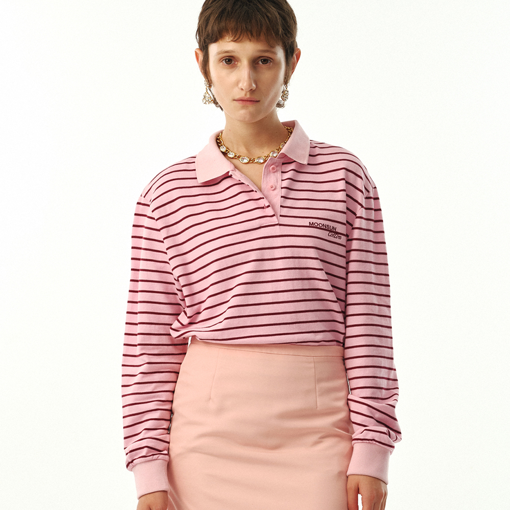 MJ S2 01 M.C Stripe PK Shirt / Pink