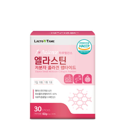 락토테미 하루 밸런스 엘라스틴 저분자 콜라겐 펩타이드 30개