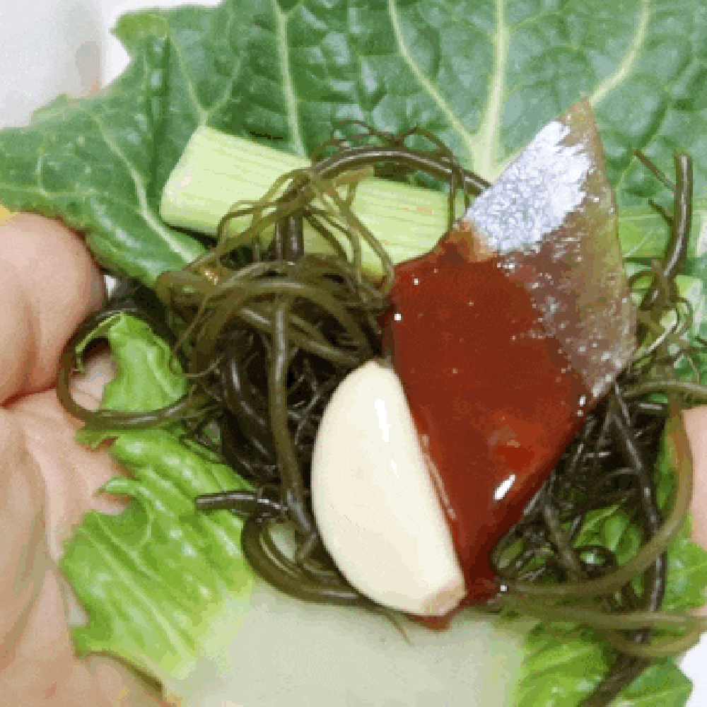손질 진공포장20미40쪽 야채세트 늘초록 구룡포 햇 과메기 포항시인증필 - 상세 이미지 3