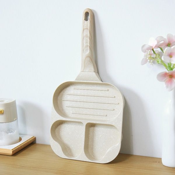 에그팬 인덕션 가스레인지 하이라이트 프라이팬 3구 하트 후라이펜 핫케익팬 나눔팬