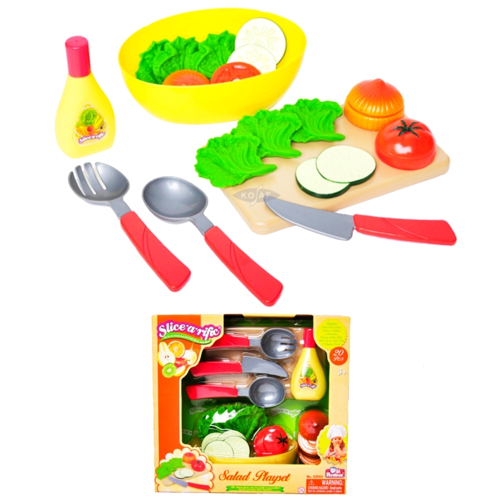 소꿉놀이세트 채소썰기유치원주방놀이세트 훅테이프탈부착어린이집 20pcs 5세 6세 - 상품 이미지