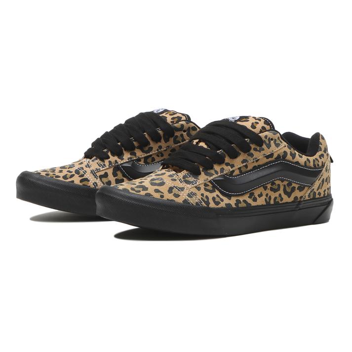 반스 VANS 뉴스쿨 로우컷 운동화 VN000CS0BMA 레오파드 블랙 - 상품 이미지