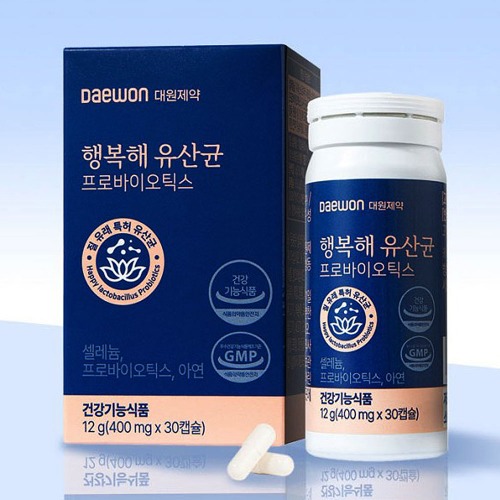 피부장케어 행복해 질유래 유산균 프로바이오틱스 30정