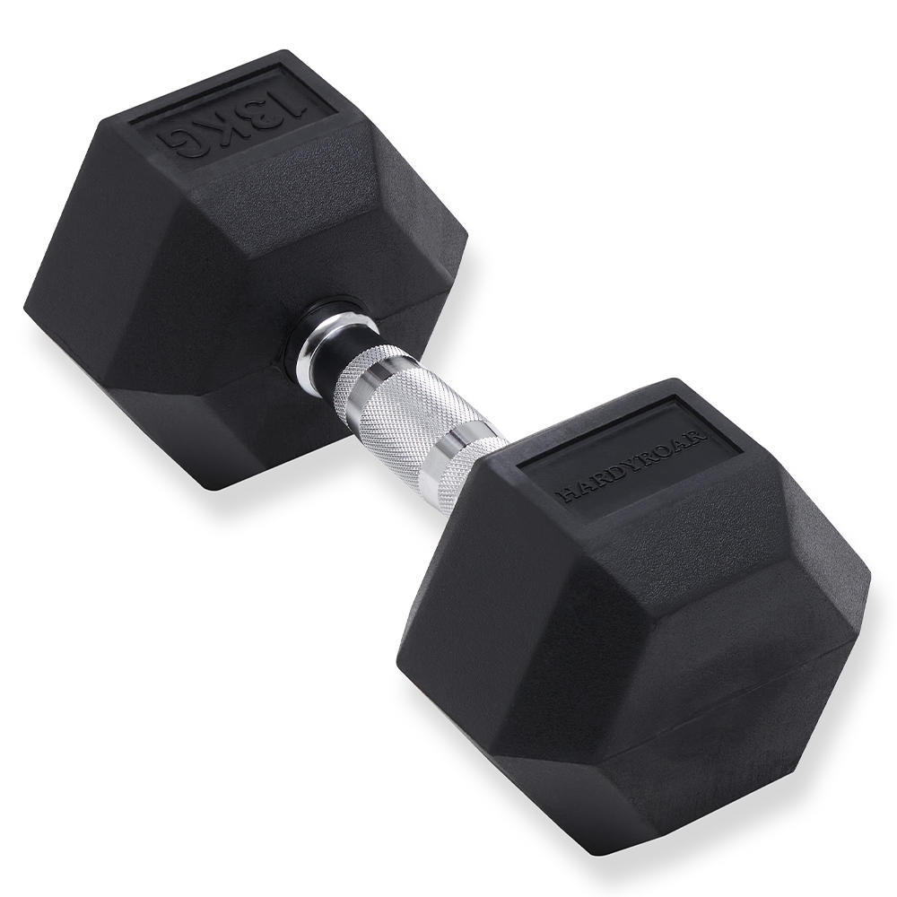 하디로어 육각 덤벨 헬스장 아령 13kg, 1개 - 상품 이미지