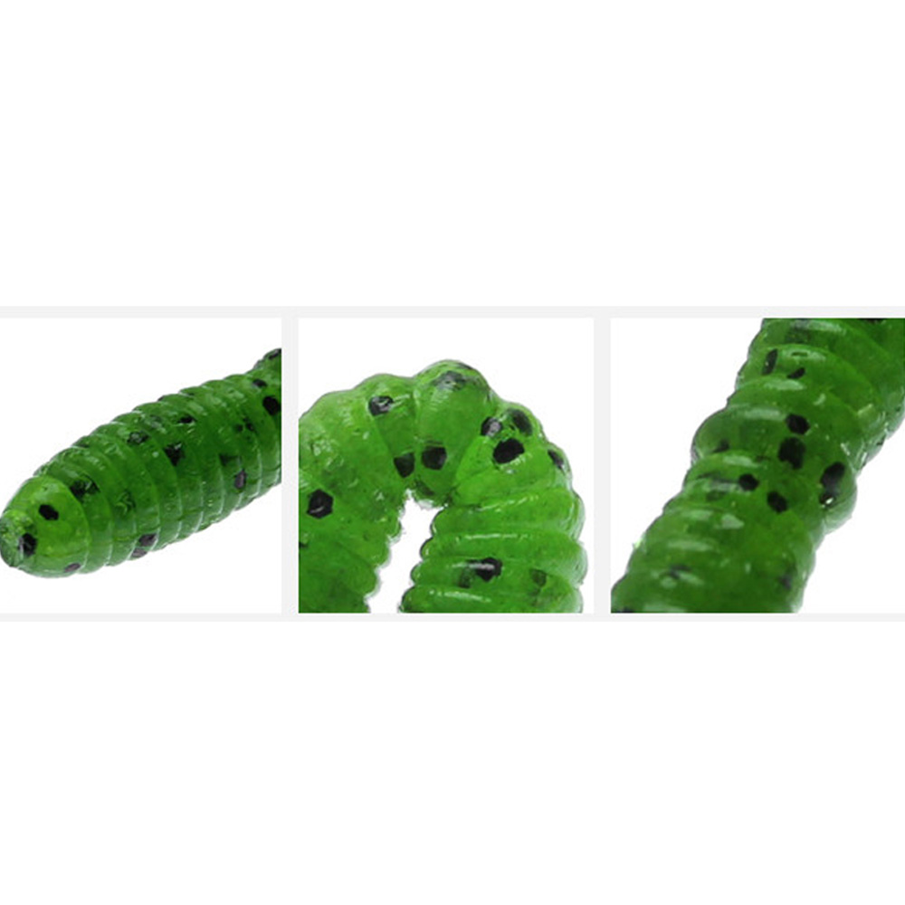 캣츠크로우 더블 마고트 송어웜 산천어 미끼 303 골드 차트, 3.7cm - 상세 이미지 3