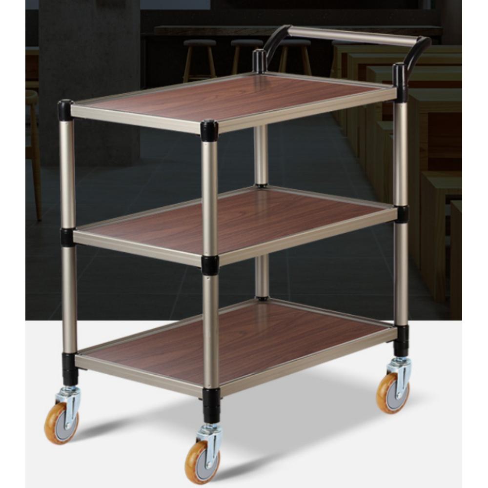 3단 특대 이동식 선반 카트 와인 바퀴 왜건 트롤리 800x500x820x250