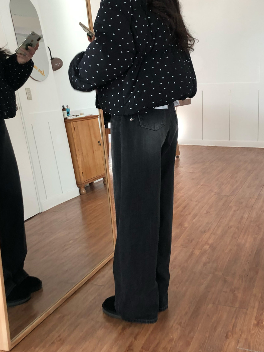 [25봄신상🖤] 쿠키 흑청데님 와이드데님 상세 이미지 10