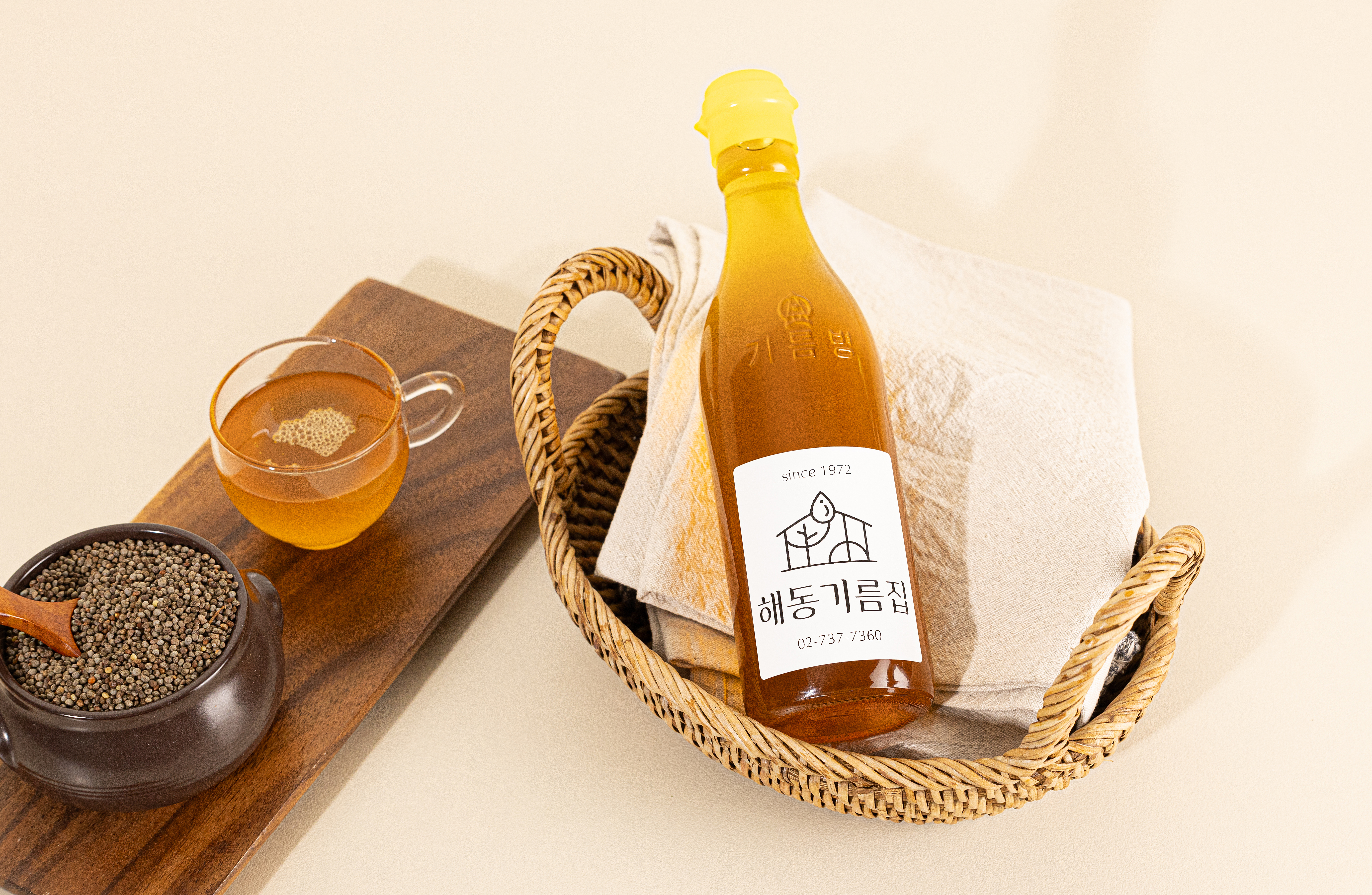 [since 1972 해동기름집] 옛날 누름방식 저온압착 해동기름집 들기름 350ml - 통들깨 100% 전통 들기름 - 상세 이미지 5