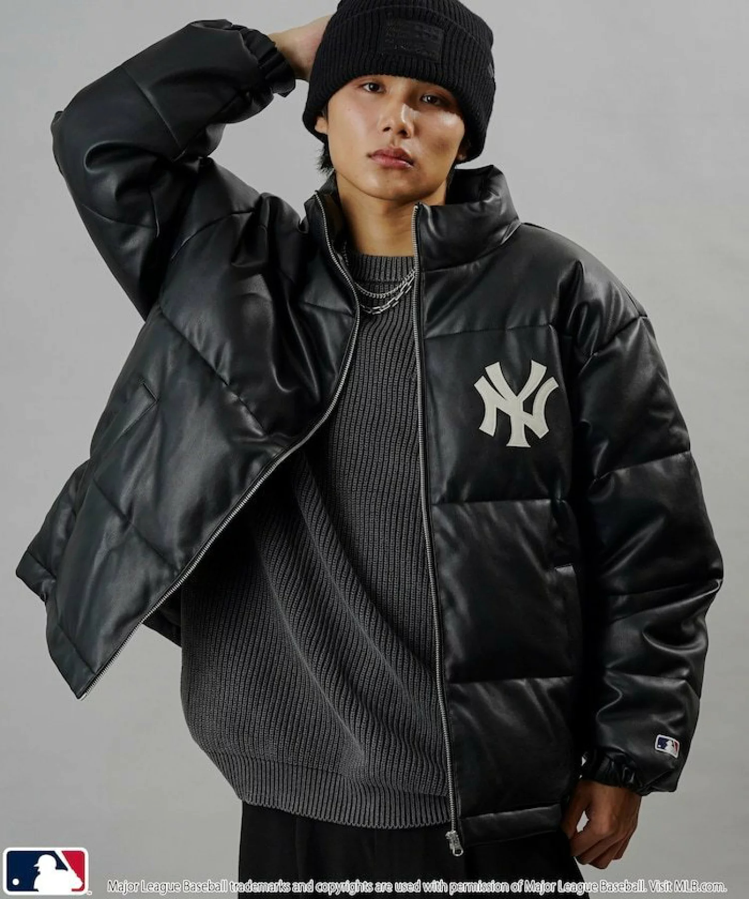 프릭스스토어 x PUBLUX x MLB 별주 블루종 자켓 3159220800364 3컬러 - 상세 이미지 2
