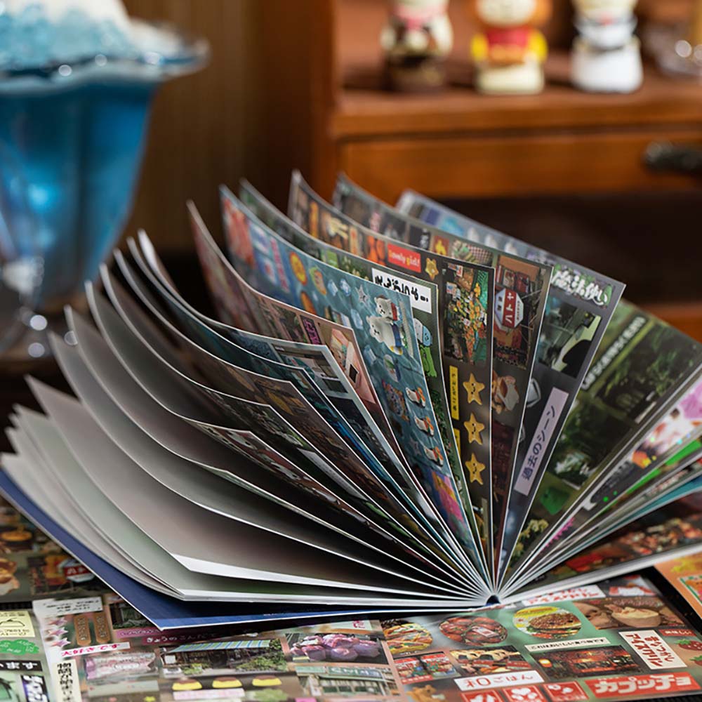 추억의 소리 일본스타일 샤오홍슈 다꾸 스티커북 - 상세 이미지 2