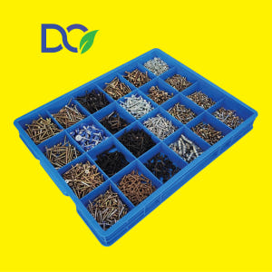 칸막이 부품상자 공구함 부품함 나사 볼트정리함 수납함 24칸 블루 실사용 후기 | 효과 있을까? - 상품 이미지 1