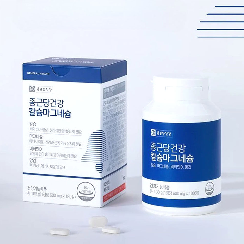 대용량 칼슘마그네슘 망간 360정 6개월분 - 상품 이미지