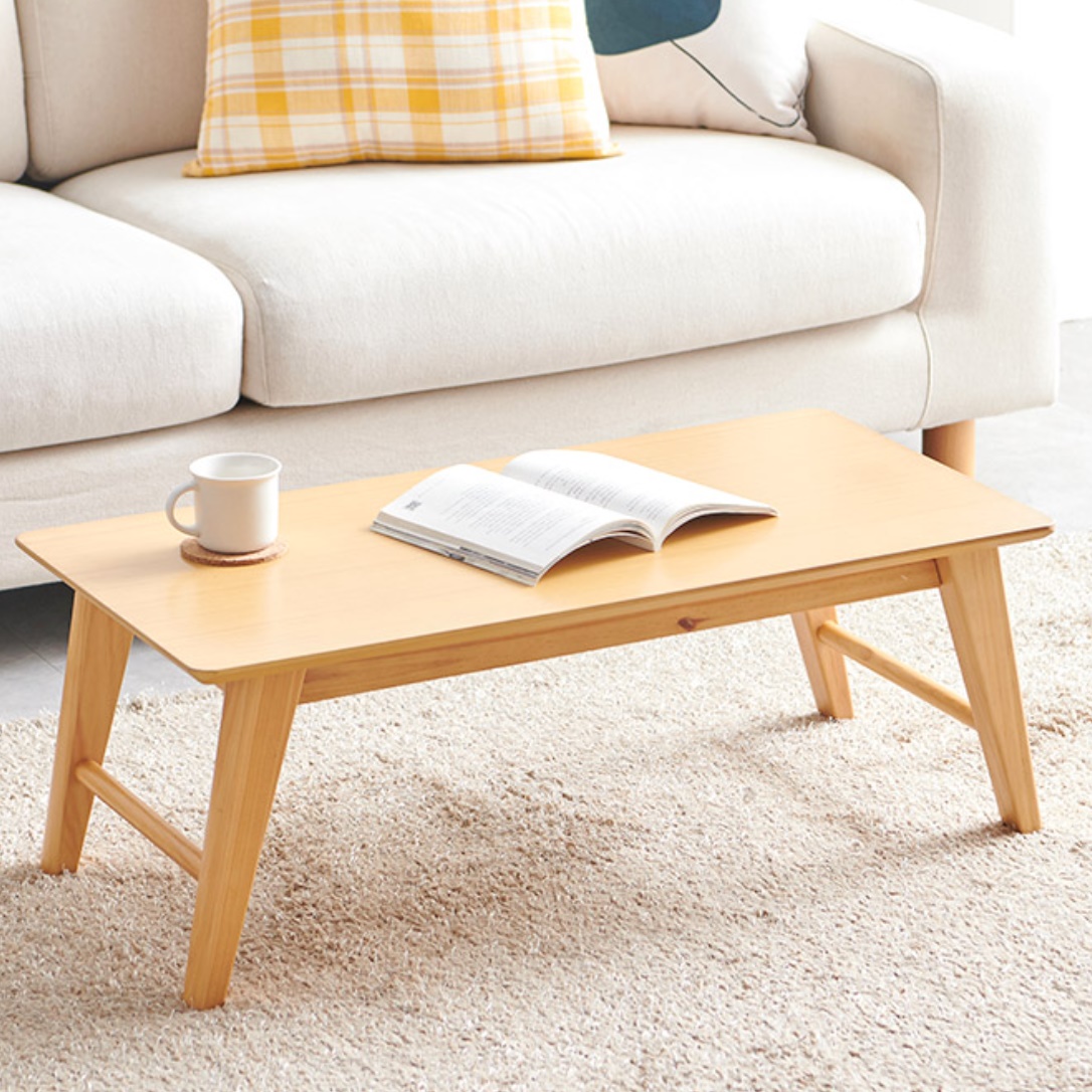 넓은 앉은뱅이 책상 원목 좌식 책상 바닥 접이식 1인 책상