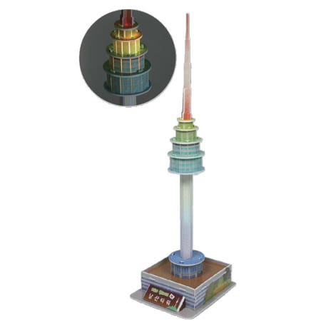 한국 서울 랜드 마크 우드락 대형 남산타워 만들기 초등고학년 과학한마당 팀과외