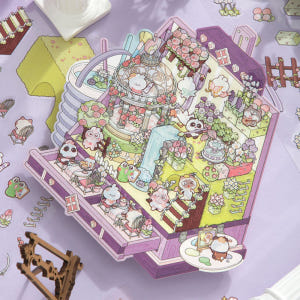 3D 방꾸미기 스티커 입체 씬 조각 선물상자 실사용 후기 | 효과 있을까? - 상품 이미지 4