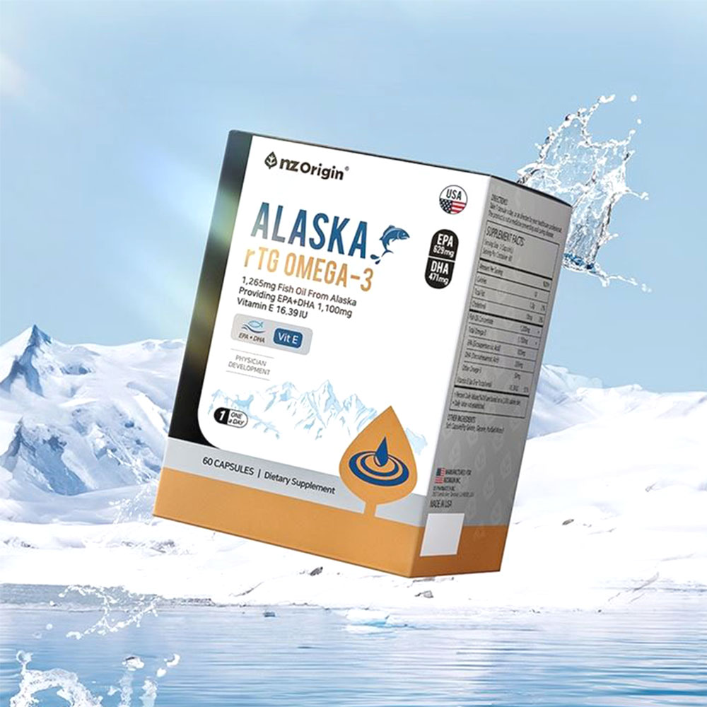 엔젯오리진 알래스카 rTG 오메가3 60캡슐 2개월분
