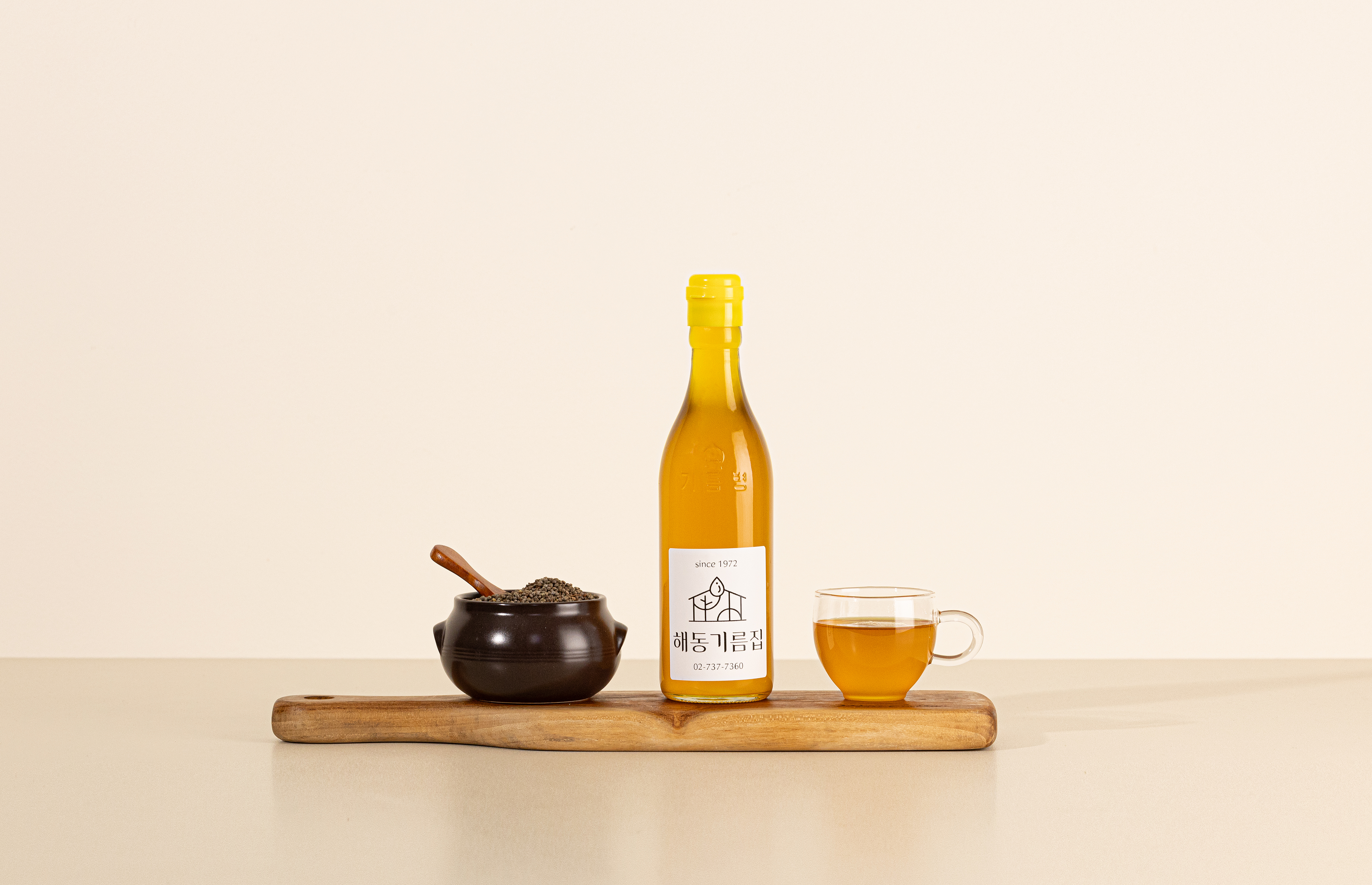 [since 1972 해동기름집] 옛날 누름방식 저온압착 해동기름집 들기름 350ml - 통들깨 100% 전통 들기름 - 상세 이미지 3