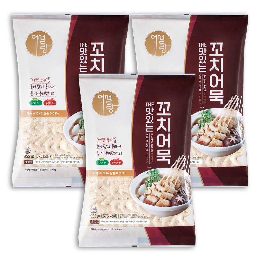 어설랑 THE 맛있는 꼬치어묵 955g, 3개 - 상품 이미지