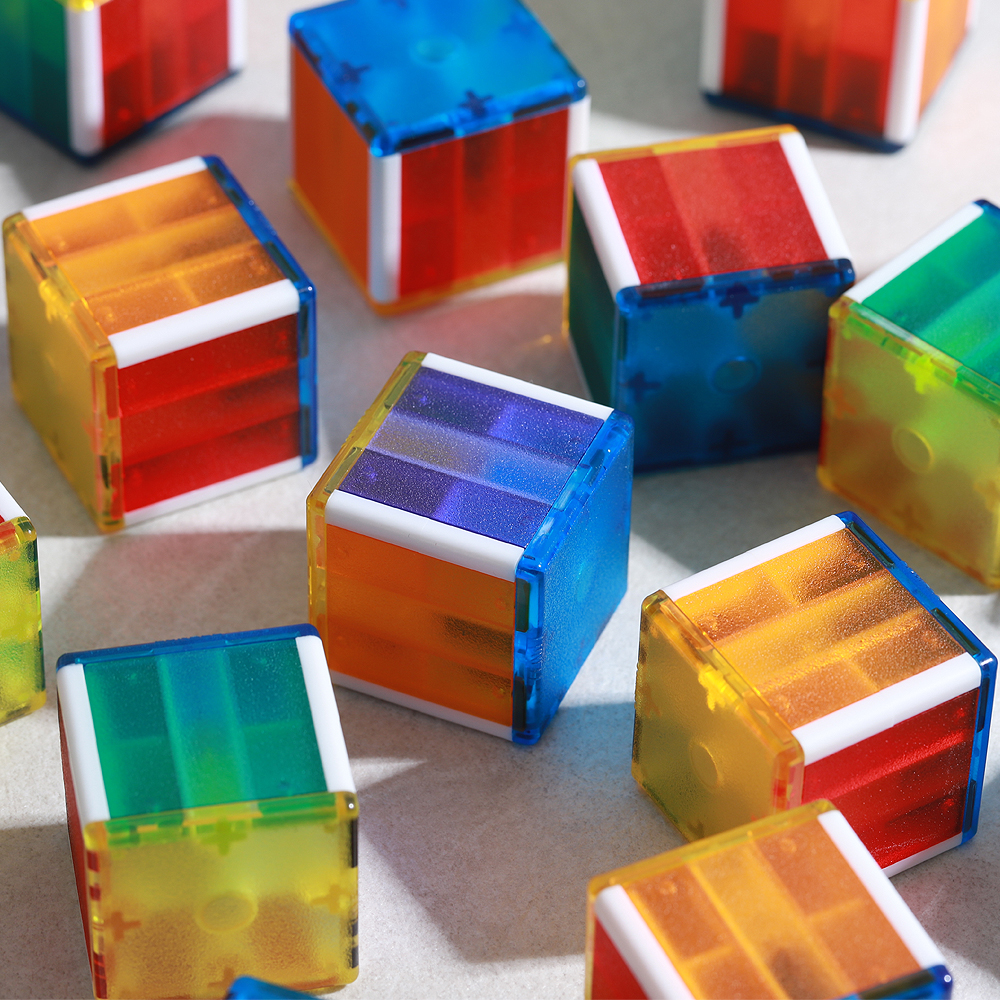 루넬 자석블럭 교구 매직큐브 자석장난감 18pcs