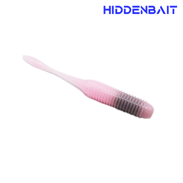 히든베이트 이오 싱커 내장형 배스웜 배스낚시 소프트웜 H008 LIGHT PINK, 10cm(4인치) - 메인 이미지
