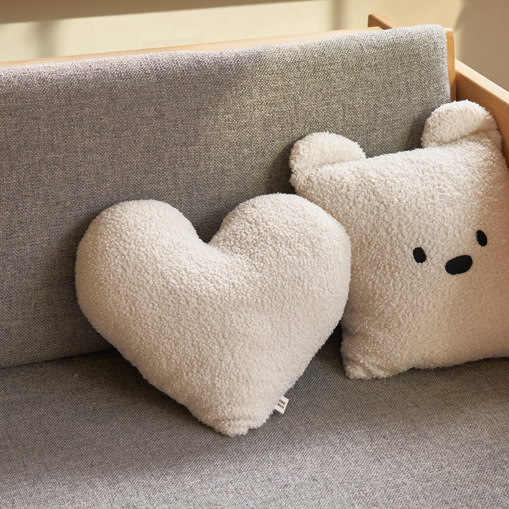 뽀글이 캐릭터 모양 쿠션 소파 인테리어소품 강아지 인형 포인트