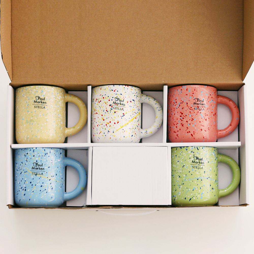 폴 마르켄 스텔라 머그컵 5p 세트 도자기 머그 카페 머그잔 집들이 선물 390ml