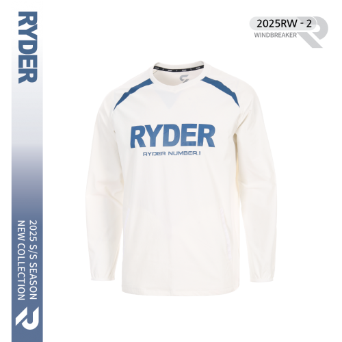 라이더 RYDER 2025RW-2 바람막이 남여공용 배드민턴 탁구 스쿼시 스포츠의류 - 상품 이미지